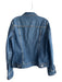 J. Crew Size Est S Medium Wash Cotton Denim Collared Button Up Jacket Medium Wash / Est S