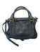 Chloe Black Leather Pebbled GHW Zip closure Crossbody & Shoulder Bag Black / Medium