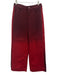 5a7 Cinq a Sept Size 2 Red Cotton Gradient Zip Fly High Rise Pants Red / 2