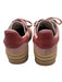Adidas Shoe Size 7 Mauve Pink & Brown Suede Low Top Platform Stripe Sneakers Mauve Pink & Brown / 7