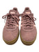 Adidas Shoe Size 7 Mauve Pink & Brown Suede Low Top Platform Stripe Sneakers Mauve Pink & Brown / 7