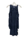 Ramy Brook Size XS Navy Missing Fabric Drop Waist Frayed Detail Above Knee Dress Navy / XS