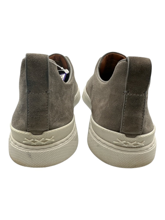 Zegna Shoe Size Est 9 Gray Suede Solid Sneaker Men's Shoes Gray / Est 9