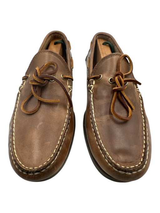 Oak Street Shoe Size 9D New Brown Leather Solid Boat Men's Shoes Brown / 9D
