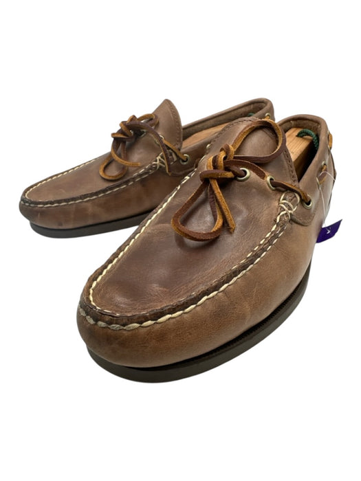 Oak Street Shoe Size 9D New Brown Leather Solid Boat Men's Shoes Brown / 9D