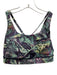 Lululemon Size 6 Green & Purple Nylon Blend Sports Bra Top Green & Purple / 6