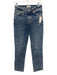 Le Jean Size 25 Acid Wash Cotton Blend High Rise Slim Straight Jeans Acid Wash / 25