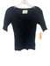 Citizens of Humanity Size S Black Tencel Blend Ribbed Knit V Neck Top Black / S