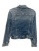 7 For All Mankind Size S Medium Wash Cotton Blend Denim Pockets Jacket Medium Wash / S