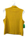 St John Sport Size S Yellow Wool Blend High Neck Sleeveless Top Yellow / S