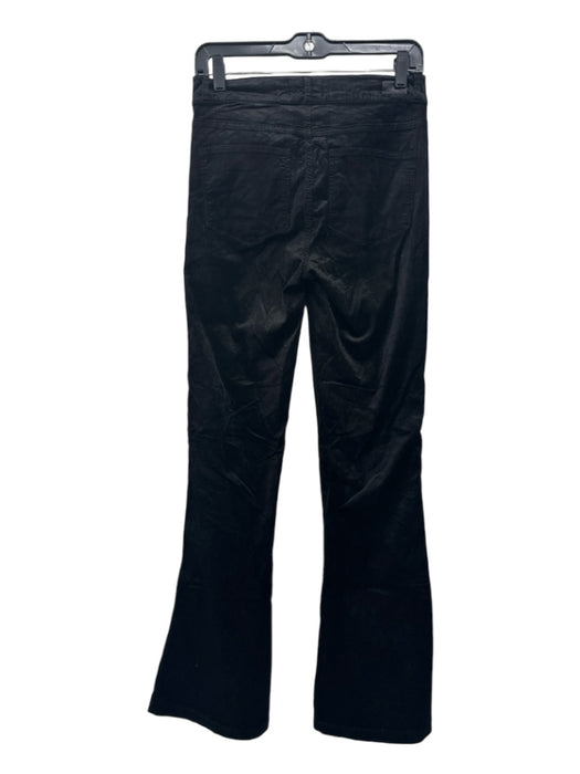 Paige Size 27 Black Cotton Corduroy Flare High Rise Pants Black / 27