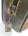 Fendi Orange & Green Leather & Canvas Zip Close Zucca Cosmetic Bag Bag Orange & Green / Small
