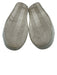 Saint Laurent Shoe Size 39 Silver Leather Upper Round Toe lace up Sneakers Silver / 39