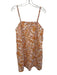 Current Air Size S Orange, White, Blue Linen Paisley pocket Shift Dress Orange, White, Blue / S