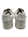 On Cloud Shoe Size 9 White & Gray Leather lace up Low Top Sneakers White & Gray / 9