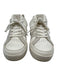 On Cloud Shoe Size 9 White & Gray Leather lace up Low Top Sneakers White & Gray / 9