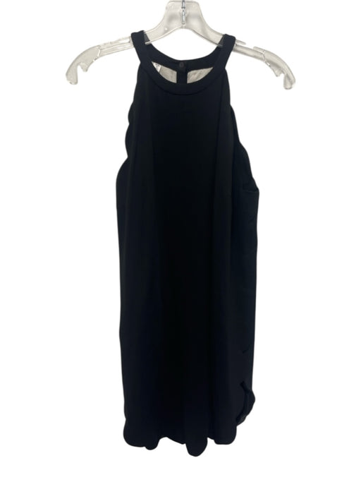 A.L.C. Size 6 Black & White Scalloped Sleeveless Knee Length Dress Black & White / 6
