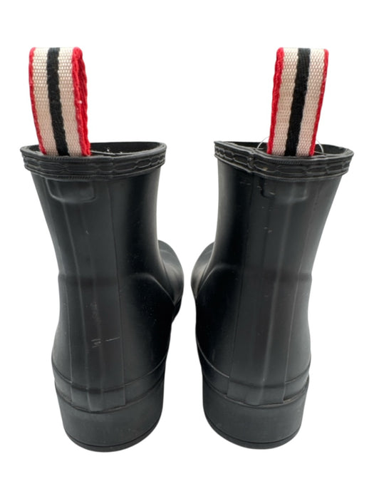 Hunter Shoe Size 8 Black Rubber Rain Boots Booties Black / 8