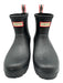 Hunter Shoe Size 8 Black Rubber Rain Boots Booties Black / 8