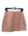 C/Meo Collective Size S Light Pink & Black Polyester Embroidered Back Zip Skirt Light Pink & Black / S