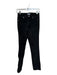 Zara Size 6 Black Cotton Blend High Waist Straight Leg Jeans Black / 6