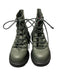 Melissa Shoe Size 4 Army Green High Top lace up Round Toe Lug Sole Boots Army Green / 4