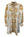 Beulah Size XS Yellow, Green, Orange Cotton & Polyester Long puff sleeve Dress Yellow, Green, Orange / XS