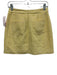 Lost + Wander Size XS/S Yellow Polyester Sleeveless Knit Buttons Mini Skirt Set Yellow / XS/S