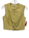 Lost + Wander Size XS/S Yellow Polyester Sleeveless Knit Buttons Mini Skirt Set Yellow / XS/S