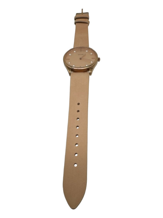 Nacre Rose GOld Leather Pearl Watches Rose Gold