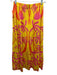Sheridan French Size XS Pink & Yellow Cotton Elastic Waist Midi Skirt Set Pink & Yellow / XS