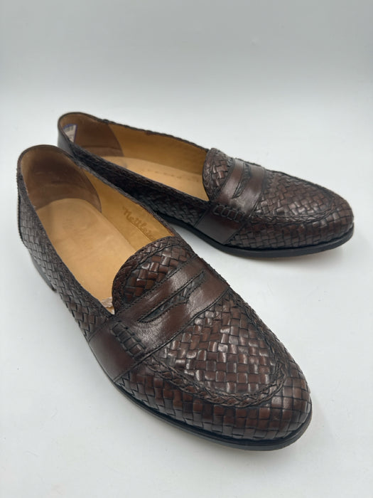 Nettleton Shoe Size 13 AS IS Brown Woven loafer Men's Shoes