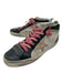 Golden Goose Shoe Size 36 Black, Gray & Red Leather & Canvas Mid Rise Sneakers Black, Gray & Red / 36