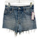 Mother Superior Size 25 Light Wash Cotton Denim Button Fly Raw Hem Shorts Light Wash / 25