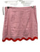 Maeve Size XXS Pink & Orange Linen & Viscose Scallop Detail Side Zip Mini Skirt Pink & Orange / XXS