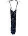 The Odells Size S Navy & white Rayon Spaghetti Strap Swirls Maxi Dress Navy & white / S