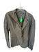 John Varvatos Gray & Taupe Print Cotton Blend Plaid Men's Blazer 50