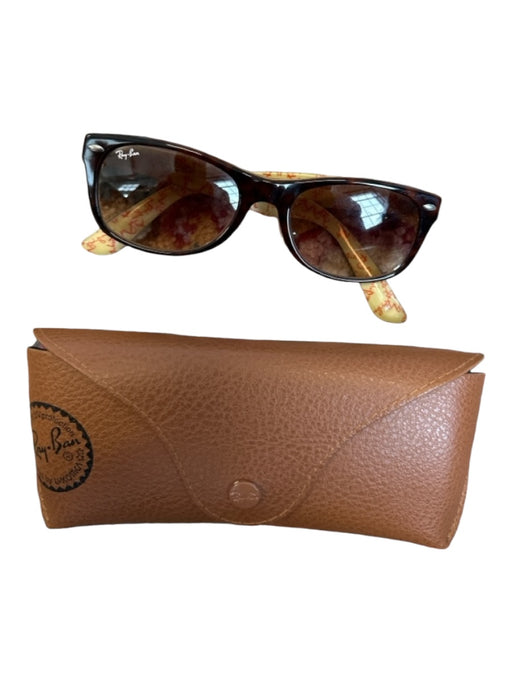 Ray Ban Brown Acetate Tortoise shell Wayfarer Sunglasses Brown