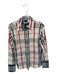 Tizzie Size M Cream & Red Cotton Long Sleeve Plaid Button Down Top Cream & Red / M