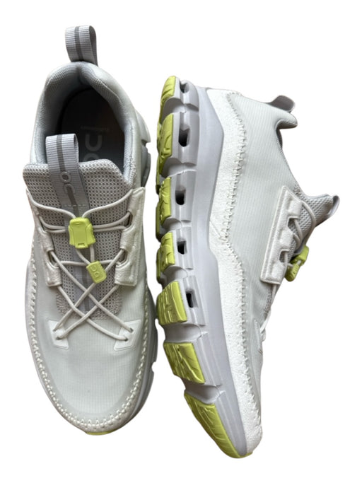 On Cloud Shoe Size 9.5 Mint Canvas & Leather Stitching Detail Athletic Sneakers Mint / 9.5