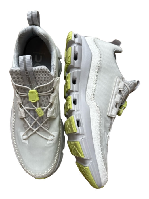 On Cloud Shoe Size 9.5 Mint Canvas & Leather Stitching Detail Athletic Sneakers Mint / 9.5