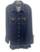 Caroline Constas Size M Dark Wash Cotton Long Sleeve Button Up Collar Dress Dark Wash / M