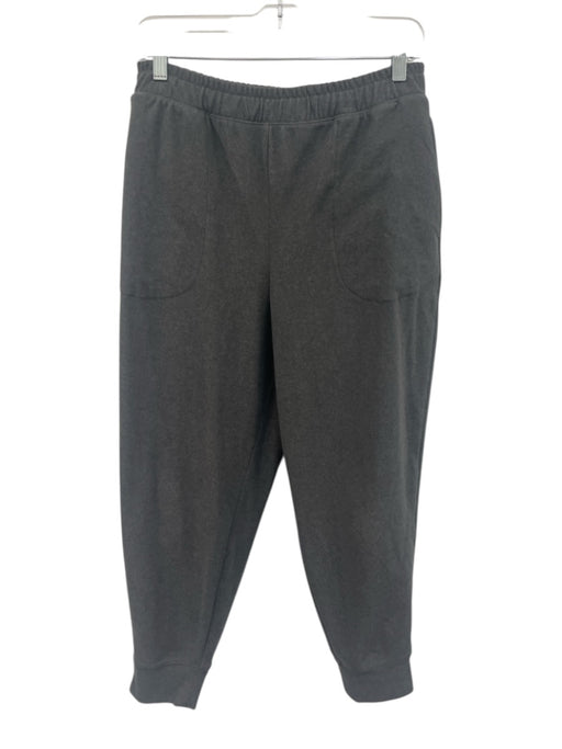 Varley Size S/M Dark Gray Polyester Elastic Waist Pockets Cinched Sweatpants Dark Gray / S/M