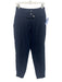 Frame Size 28 Navy Cotton High Rise Zip Fly Buttons Wide Leg Pants Navy / 28