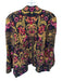 Moth by Anthropologie Size M Multi Cotton Blend Clasp Pocket Collar Sweater Multi / M