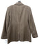 Banana Republic Size 14 Brown & Beige Wool Heathered Shoulder Pads Blazer Jacket Brown & Beige / 14