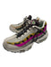 Nike Air Max Shoe Size 8 Taupe, Yellow & Pink Synthetic Sunflower Laces Sneakers Taupe, Yellow & Pink / 8