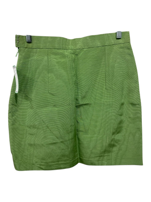 Givenchy Size 40 Green Viscose Pocket Side Zip Side Slit Skirt Green / 40