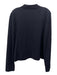 St John Sport Size M Black & White Wool Blend Zip Knit Zip Pocket Jacket Black & White / M