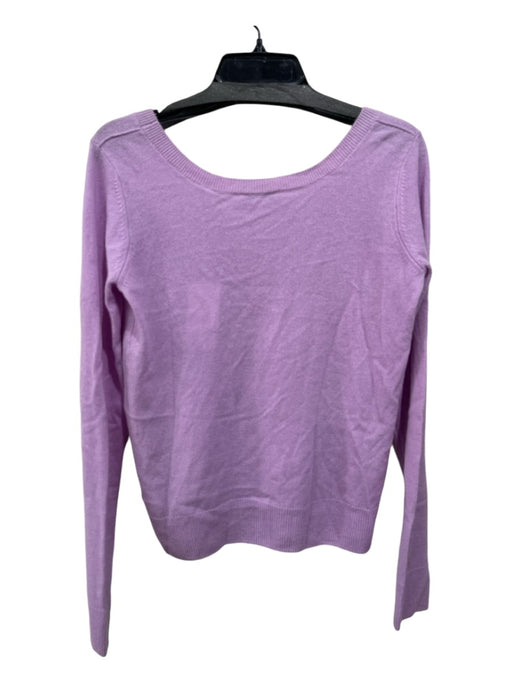 Vince Size M Lavender Purple Cashmere Scoop Neck Long Sleeve Ribbed Sweater Lavender Purple / M